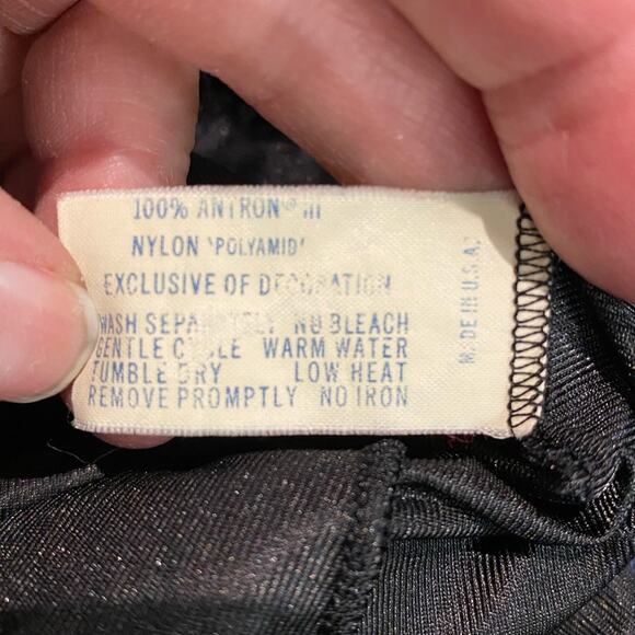 Vintage Vassarette Women's Black Slip Dress Size Small/Med (36) Made in USA - Picture 4 of 6